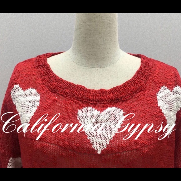 Distressed Heart Knit Sweater❤️ - Picture 2 of 10